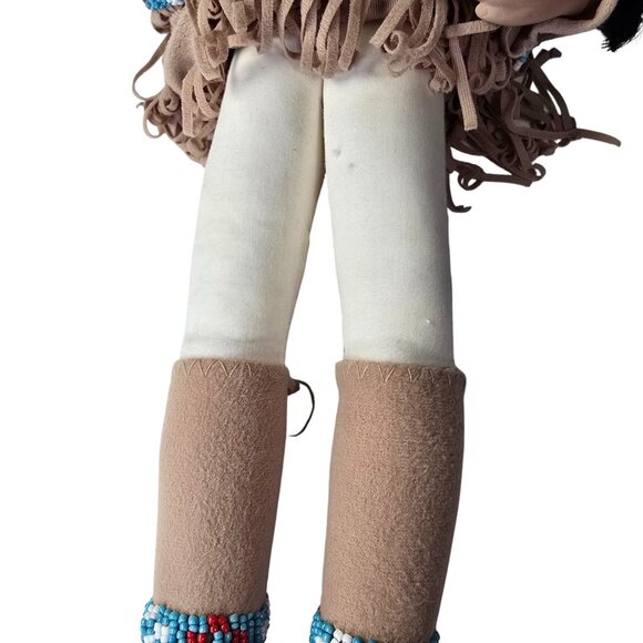 Linda Mason American Diary Doll Native American Indian 1991 Vintage Porcelain - Picture 10 of 13